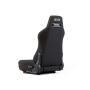 Next Level Racing , Premium PU Leather , Reclining Seat , ERS3 Elite PU Leather & Suede Edition , Black