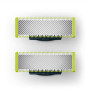 Philips QP220/50 Wet use, Number of shaver heads/blades 2, Green/ black