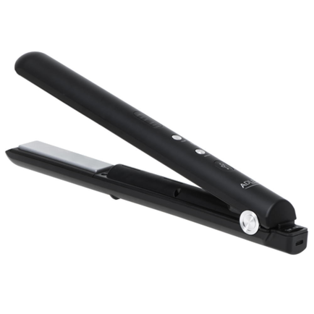 Adler Cordless Hair Straightener , AD 2327 , Ceramic heating system , Display LED , Temperature (min) 160 °C , Temperature (max) 220 °C , Black
