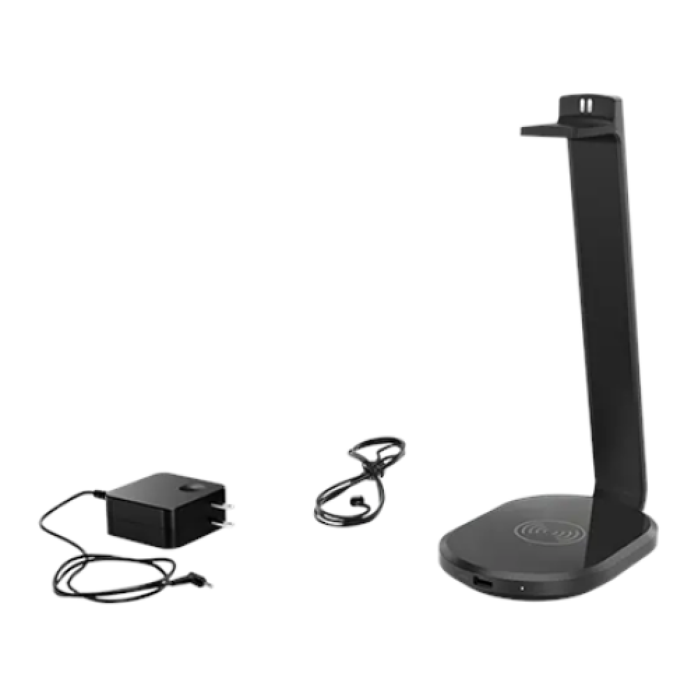 Lenovo , Accessories , Legion S600 Gaming Station , Contact charging for H600 Wireless Headset (5W / ~2.5hr to full); Qi charger with front-facing LED indicator on base for Qi-enabled devices (up to 10W); 2 x extra USB A ports that support data pass-throu