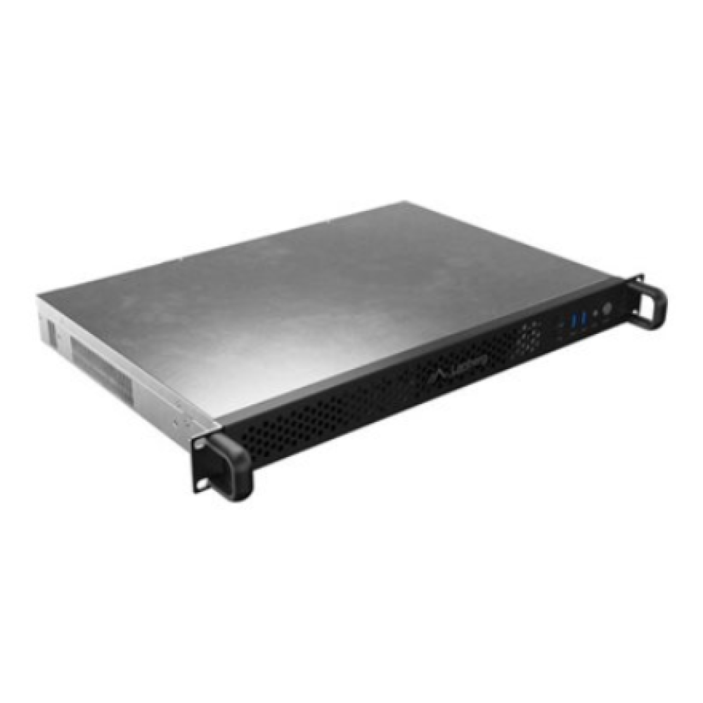 Lanberg Rackmount server chassis ITX 300/10 19/1U , SC01-3001-10B , Black