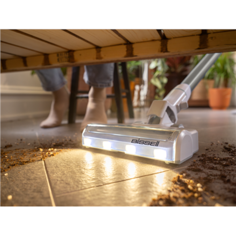 Bissell Stick Vacuum , PowerClean , Cordless operating , 200 W , Operating time (max) 40 min , Warm White/Gray/Sparkling Silver