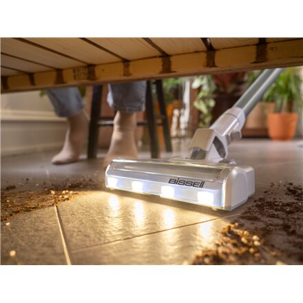 Bissell Stick Vacuum , PowerClean , Cordless operating , 200 W , Operating time (max) 40 min , Warm White/Gray/Sparkling Silver