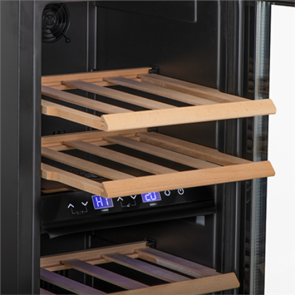 Adler , Wine Cooler , AD 8080 , Energy efficiency class G , Free standing , Bottles capacity 24 , Cooling type Compressor , Black