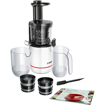 Bosch MESM500W VitaExtract , Type Slow Juicer , White , 150 W , Number of speeds 1