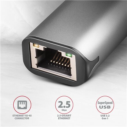AXAGON , ADE-25RC SuperSpeed USB-C 2.5 Gigabit Ethernet