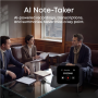 Anker Soundcore Wireless Earbuds , Liberty 5 Pro Max , Bluetooth , In-Ear , Microphone , Black , Noise canceling , Noise reduction