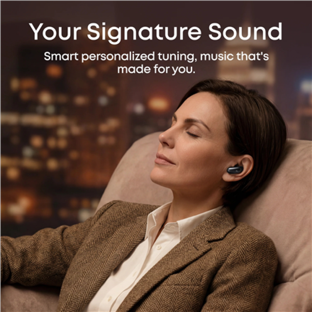 Anker Soundcore Wireless Earbuds , Liberty 5 Pro Max , Bluetooth , In-Ear , Microphone , Black , Noise canceling , Noise reduction