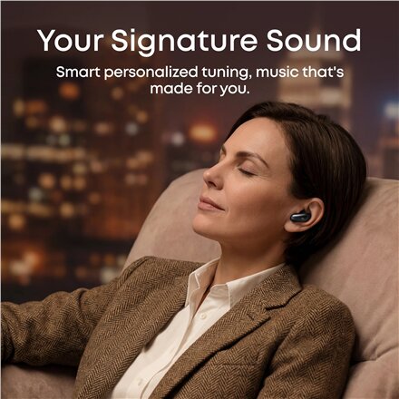 Anker Soundcore Wireless Earbuds , Liberty 5 Pro Max , Bluetooth , In-Ear , Microphone , Black , Noise canceling , Noise reduction