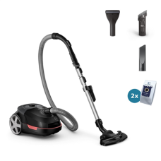 Philips , Vacuum Cleaner , XD5123/10 Series 5000 , Bagged , Power 900 W , Dust capacity 4 L , Black