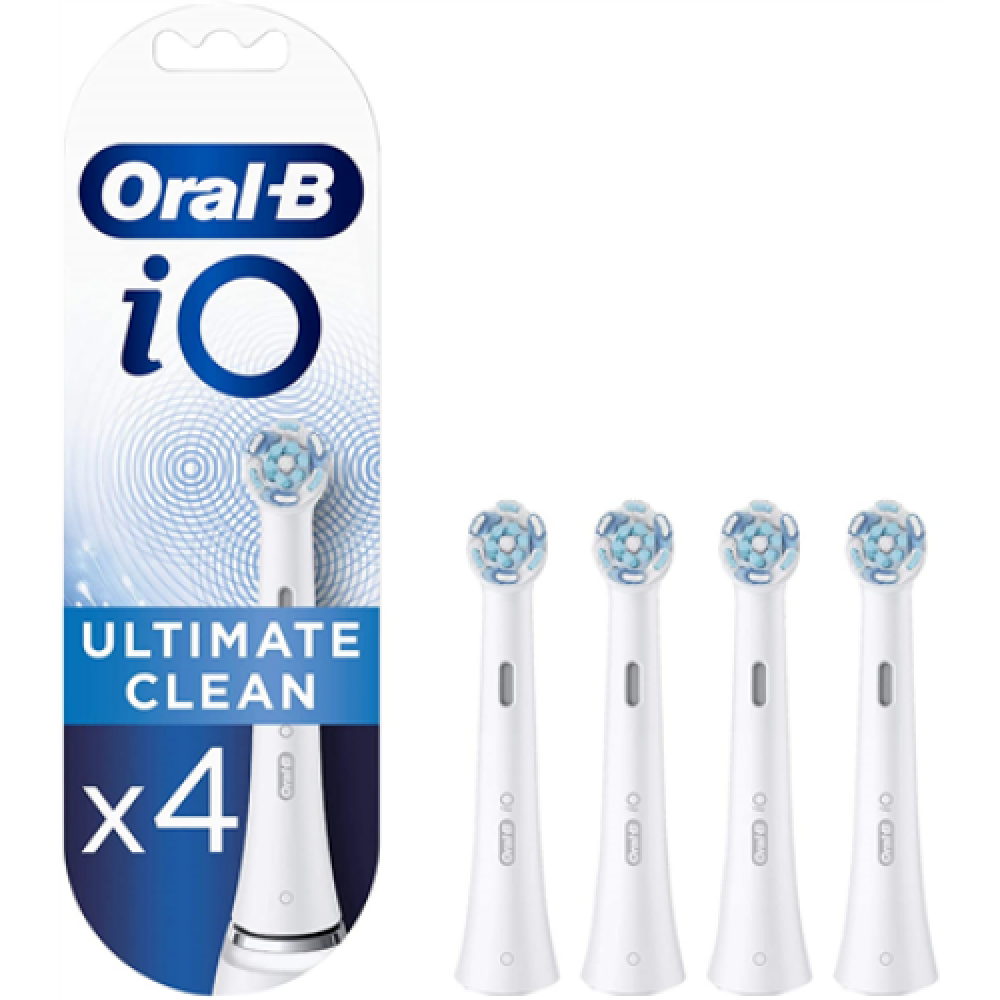 Oral-B , Toothbrush Replacement Heads , iO Ultimate Clean , Heads , For adults , Number of brush heads included 4 , White