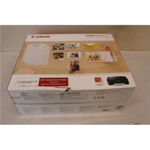 SALE OUT. Canon PIXMA TS3350 EUR BLACK Canon PIXMA TS3350 EUR 3771C006 Colour, Inkjet, Multifunction Printer, A4, Wi-Fi, Black, DAMAGED PACKAGING