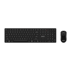 MSI FORGE K210 WIRELESS COMBO , Keyboard and Mouse Set , Wireless , Mouse included , US , Black , Scissor