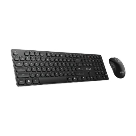 MSI , FORGE K210 , Keyboard and Mouse Set , Wireless , Mouse included , US , Scissor , Black