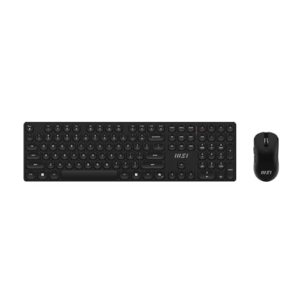 MSI , FORGE K210 , Keyboard and Mouse Set , Wireless , Mouse included , US , Scissor , Black