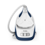 TEFAL , Express Essential Steam Station , SV6116E0 , 2200 W , 1.4 L , 5 to 6 bar , Auto power off , Vertical steam function , Calc-clean function , White/ Blue