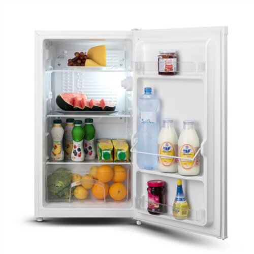 Goddess Refrigerator , GODRME085GW8SSE , Energy efficiency class E , Free standing , Larder , Height 85 cm , Fridge net capacity 88 L , 39 dB , White