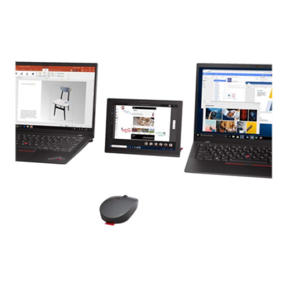 Lenovo , Go Wireless Multi-Device Mouse , Storm Grey
