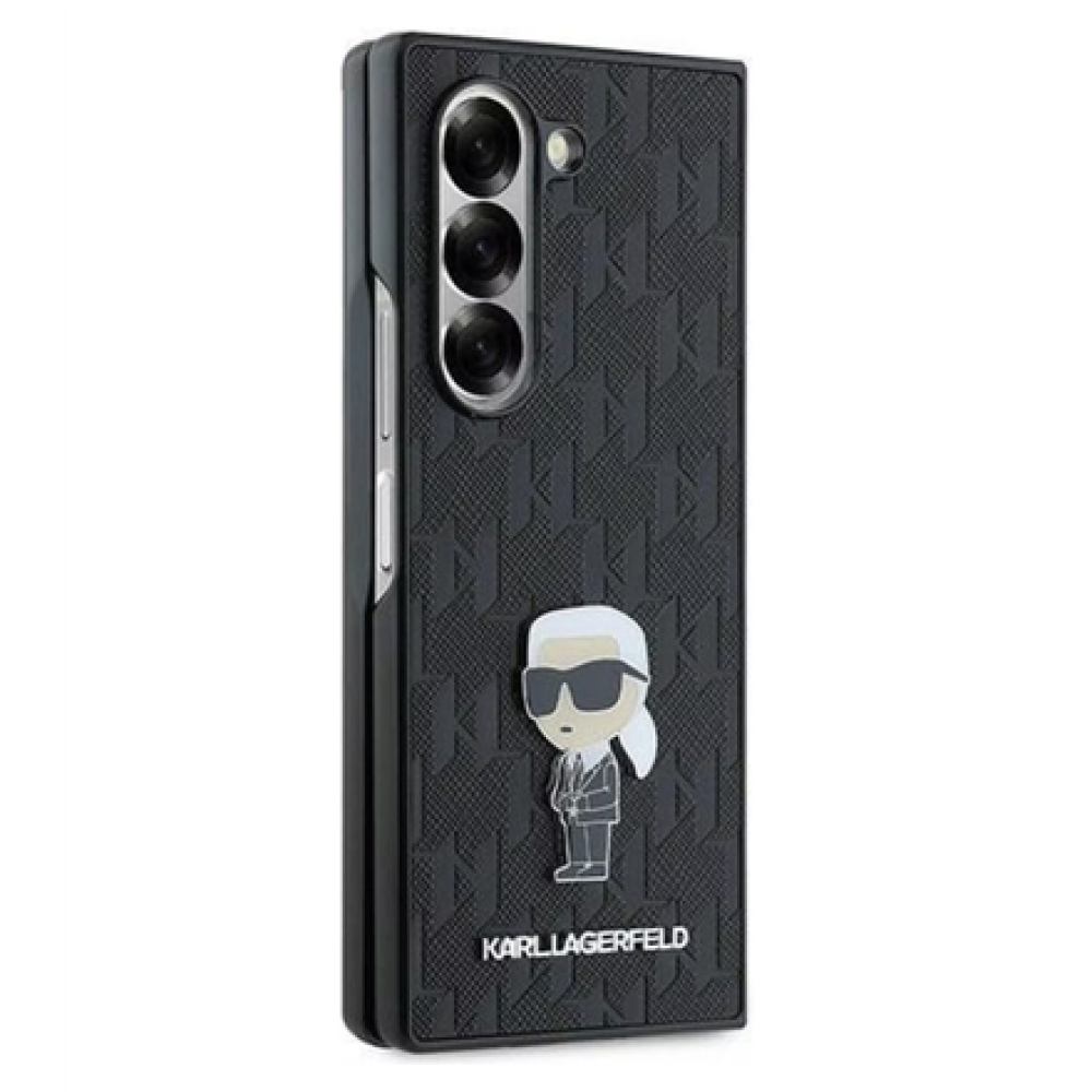 Karl Lagerfeld , KLHCZFD6SAPKINPKK , Back cover , Samsung , Galaxy Z Fold6 , Plastic , Black