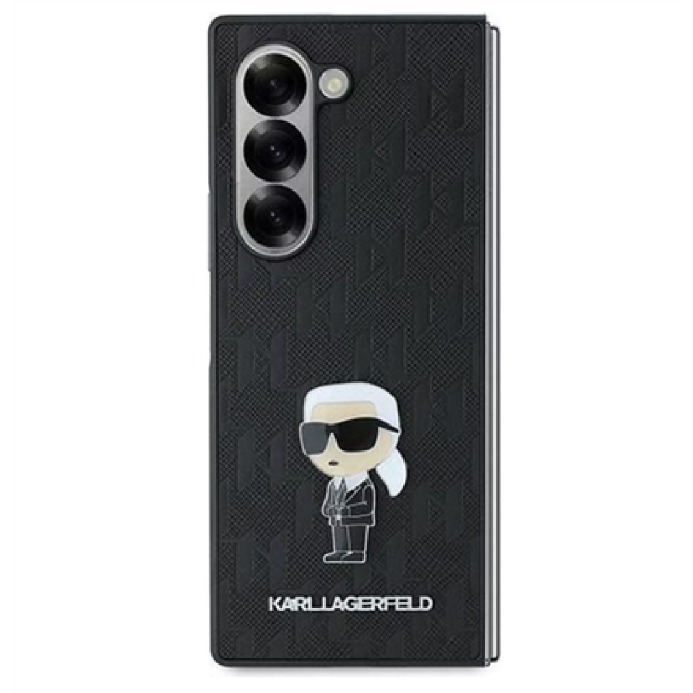 Karl Lagerfeld , KLHCZFD6SAPKINPKK , Back cover , Samsung , Galaxy Z Fold6 , Plastic , Black