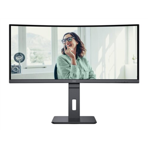 AOC , CU34P3CV , 34 , VA , 21:9 , 100 Hz , 4 ms , 3440 x 1440 pixels , HDMI ports quantity 1