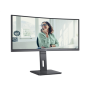AOC CU34P3CV , 34 , VA , 21:9 , 100 Hz , 4 ms , 3440 x 1440 pixels , HDMI ports quantity 1