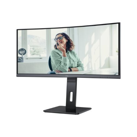 AOC , CU34P3CV , 34 , VA , 21:9 , 100 Hz , 4 ms , 3440 x 1440 pixels , HDMI ports quantity 1