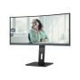 AOC , CU34P3CV , 34 , VA , 21:9 , 100 Hz , 4 ms , 3440 x 1440 pixels , HDMI ports quantity 1