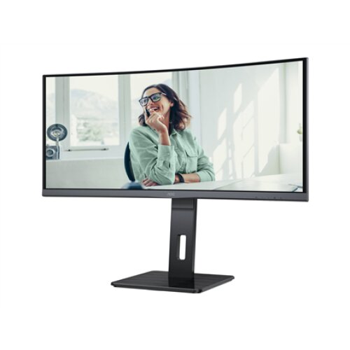AOC , CU34P3CV , 34 , VA , 21:9 , 100 Hz , 4 ms , 3440 x 1440 pixels , HDMI ports quantity 1