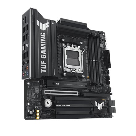 Asus TUF GAMING B850M-PLUS WIFI , Processor family AMD , Processor socket AM5 , DDR5 , Supported hard disk drive interfaces M.2, SATA , Number of SATA connectors 4