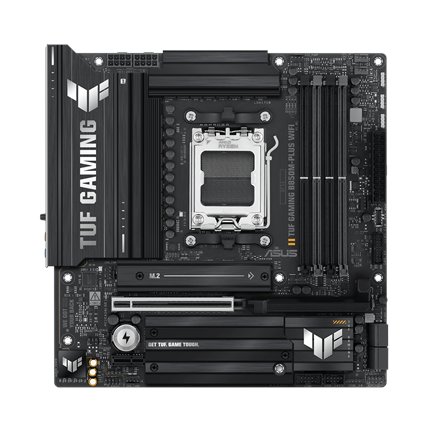 Asus TUF GAMING B850M-PLUS WIFI , Processor family AMD , Processor socket AM5 , DDR5 , Supported hard disk drive interfaces M.2, SATA , Number of SATA connectors 4