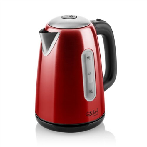 Gallet Kettle GALBOU701R Electric 2200 W 1.7 L Stainless steel 360° rotational base Red