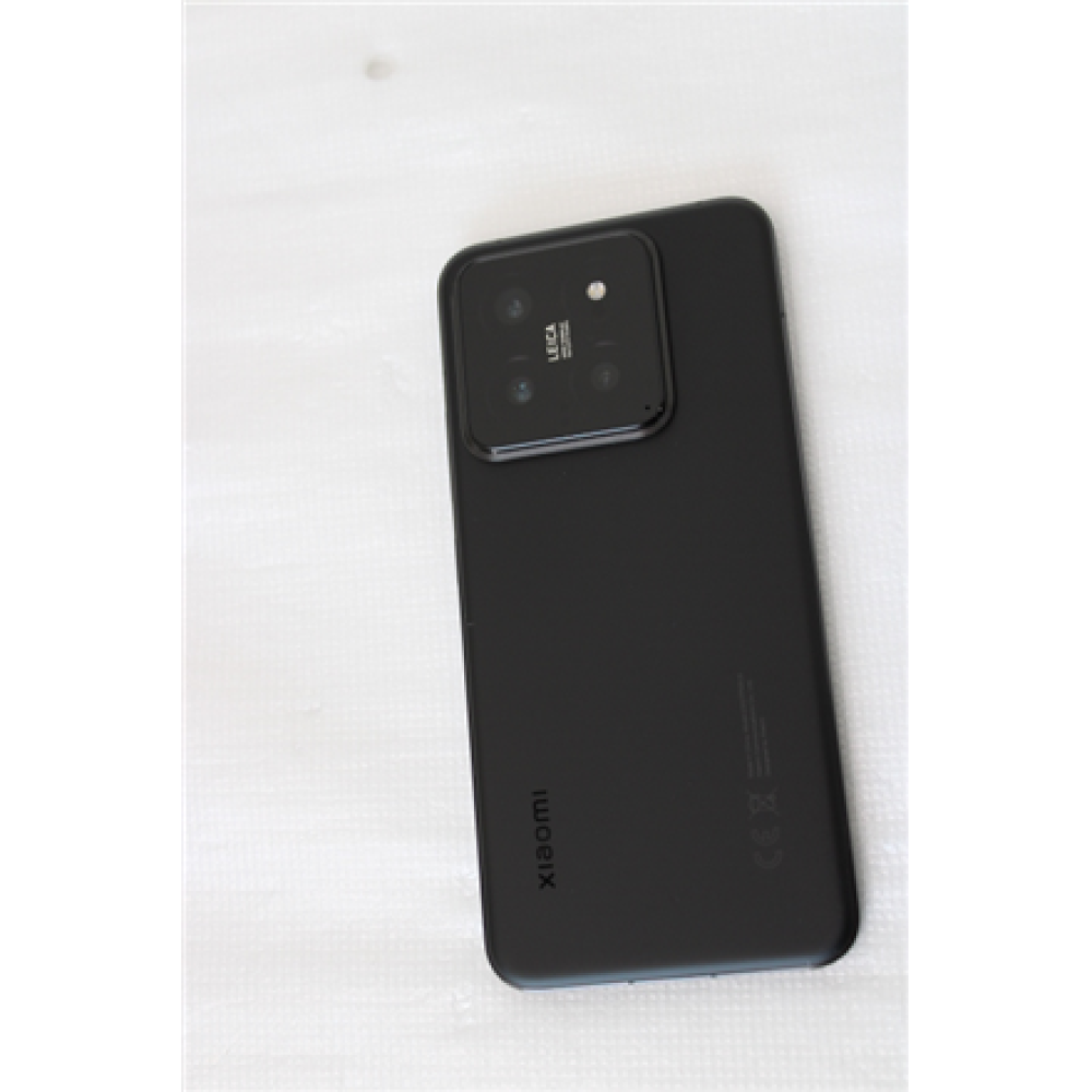 SALE OUT. Xiaomi 14 , Black , 6.36 , LTPO OLED , 1200 x 2670 pixels , Qualcomm , Internal RAM 12 GB , 512 GB , Dual SIM , 4G , 5G , Main camera 50+50+50 MP , Secondary camera 32 MP , Android , 14 , DAMAGED PACKAGING, USED, SCRATCHED ON BACK , Xiaomi , 14 
