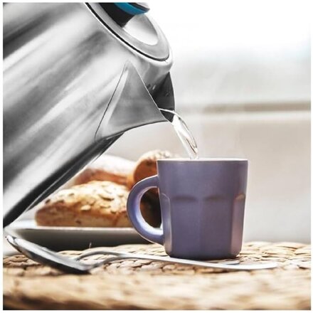 Cecotec Kettle , ThermoSense 220 Steel , Electric , 1630 W , 1.2 L , Stainless Steel , 360° rotational base , Stainless Steel