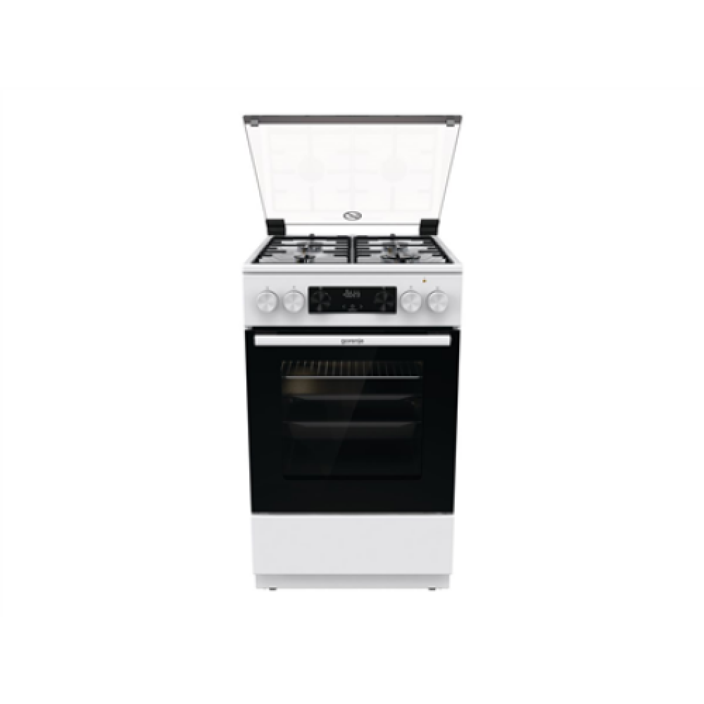 Gorenje , Cooker , GK5C41WH , Hob type Gas , Oven type Electric , White , Width 50 cm , Grilling , Depth 59.4 cm , 70 L