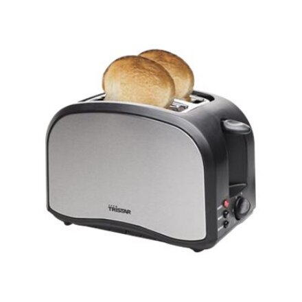 Tristar Toaster , BR-1022 , Power 800 W , Number of slots 2 , Housing material Plastic , Silver