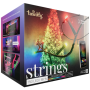 Twinkly Strings Smart LED 750 RGB, 60m, Black wire,Multicolor