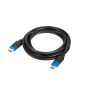 Lanberg HDMI cable with Ethernet , CA-HDMI-30CC-0018-BK , 1.8 m