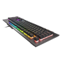 Genesis , Rhod 500 , Gaming keyboard , RGB LED light , US , Silver/Black , Wired , m