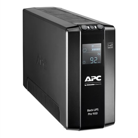 Schneider Electric APC Back-UPS Pro, Tower, 6x IEC C13 outlets, AVR, LCD, user-replaceable battery , BR900MI , 900 VA , 540 W , 230 V