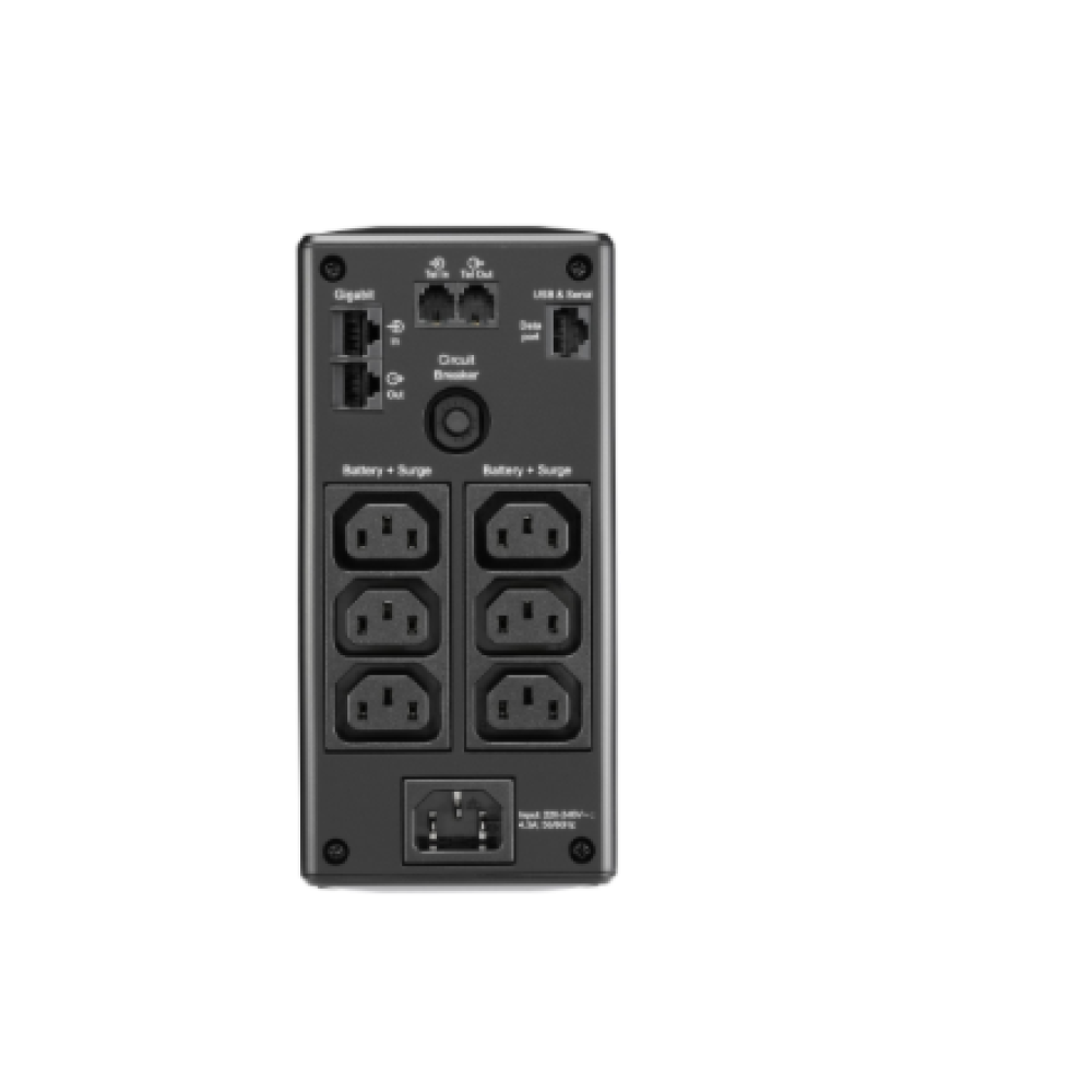 Schneider Electric APC Back-UPS Pro, Tower, 6x IEC C13 outlets, AVR, LCD, user-replaceable battery , BR900MI , 900 VA , 540 W , 230 V