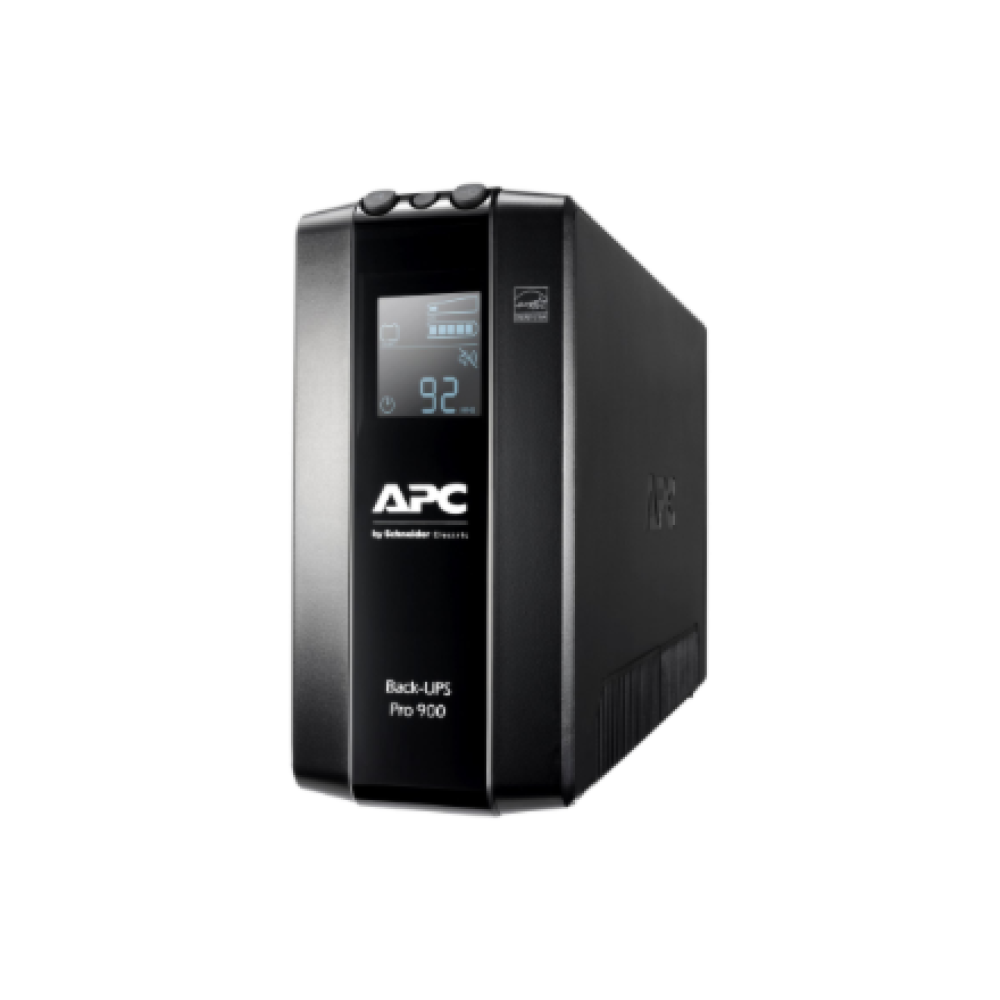 Schneider Electric APC Back-UPS Pro, Tower, 6x IEC C13 outlets, AVR, LCD, user-replaceable battery , BR900MI , 900 VA , 540 W , 230 V