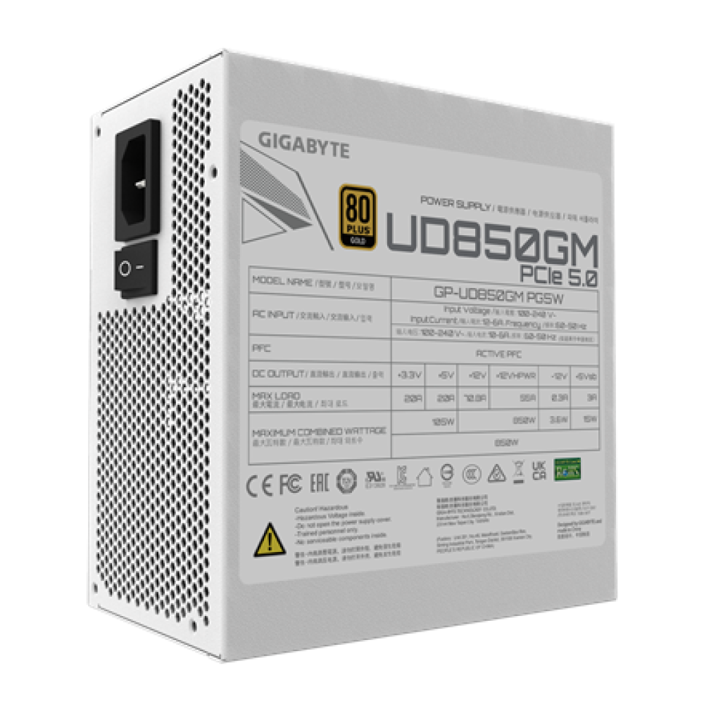 Gigabyte PSU , GP-UD850GM PG5W , 850 W