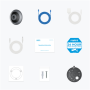Reolink , 360° Panoramic Indoor Fisheye Camera , Fisheye Series W520 , Fisheye , 6 MP , 1.98mm/F2.0 , H.265 , MicroSD, max. 512 GB