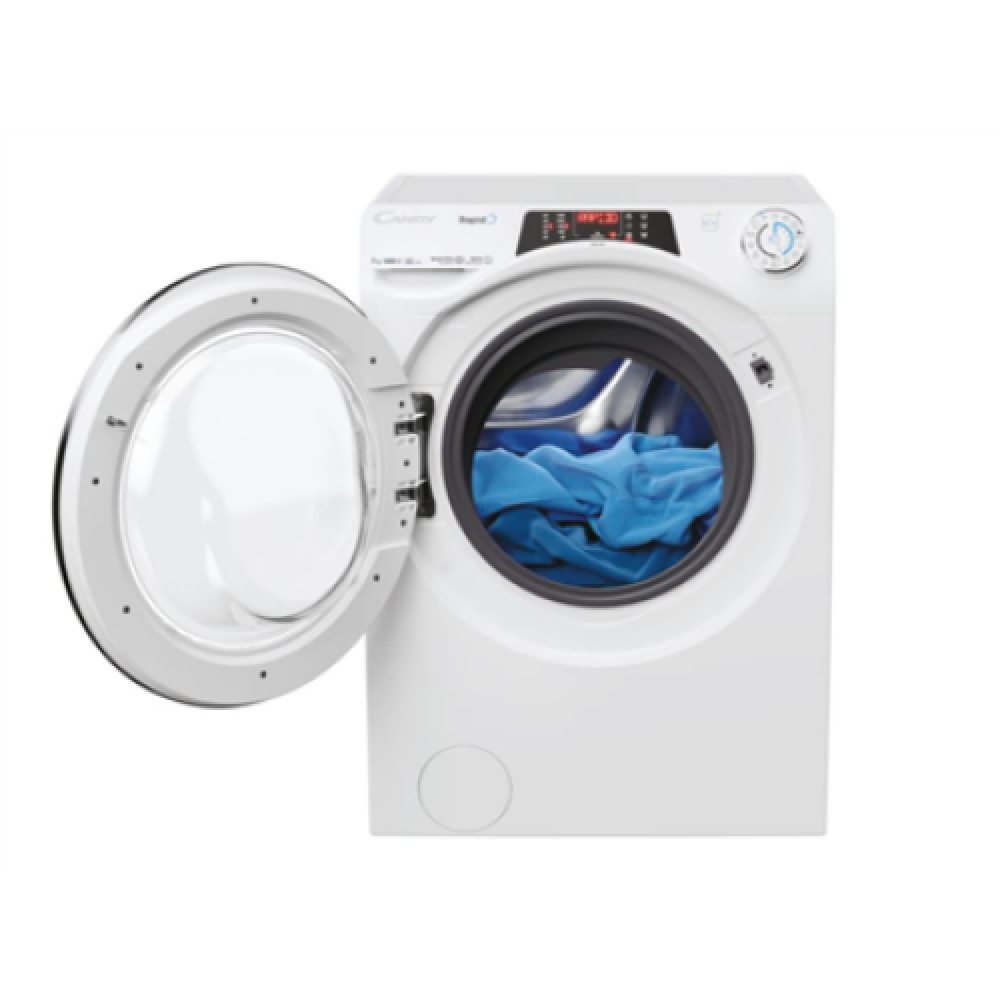 Candy , Washing Machine , RO4 476DWMC7/1-S , Energy efficiency class A , Front loading , Washing capacity 7 kg , 1400 RPM , Depth 45 cm , Width 60 cm , Display , TFT , Steam function , Wi-Fi , White