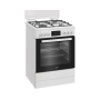 Whirlpool Cooker , W6G8LMSWW , Hob type Gas , Oven type Electric , White , Width 60 cm , Depth 60 cm , 72 L