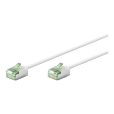 Goobay 74357 Ultra-Flexible CAT 8.1 Patch Cable, Slim, U/FTP, 0.15 m, White , Goobay