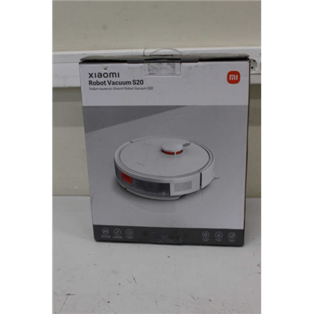SALE OUT. Xiaomi Robot Vacuum S20 (White) EU , Xiaomi , Robot Vacuum (EU) , Wet&Dry , Power 55 W , Dust capacity 0.45 L , White , USED, DIRTY