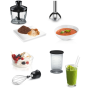Bosch , Blender , CleverMixx MSM2650B , Hand Blender , 600 W , Number of speeds 12 , Chopper , Black
