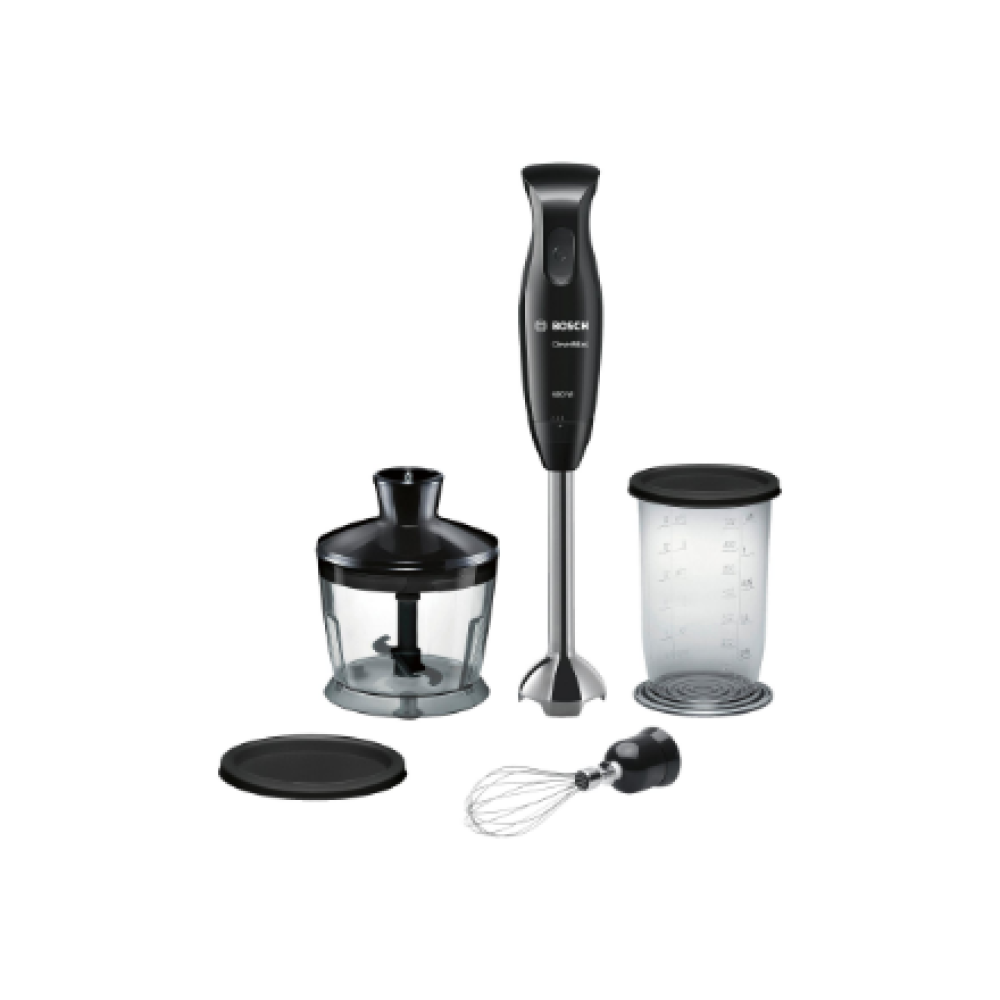 Bosch , Blender , CleverMixx MSM2650B , Hand Blender , 600 W , Number of speeds 12 , Chopper , Black